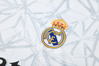 Kit Treino Real Madrid 25/26 Masculino - Adidas Branco com Preto