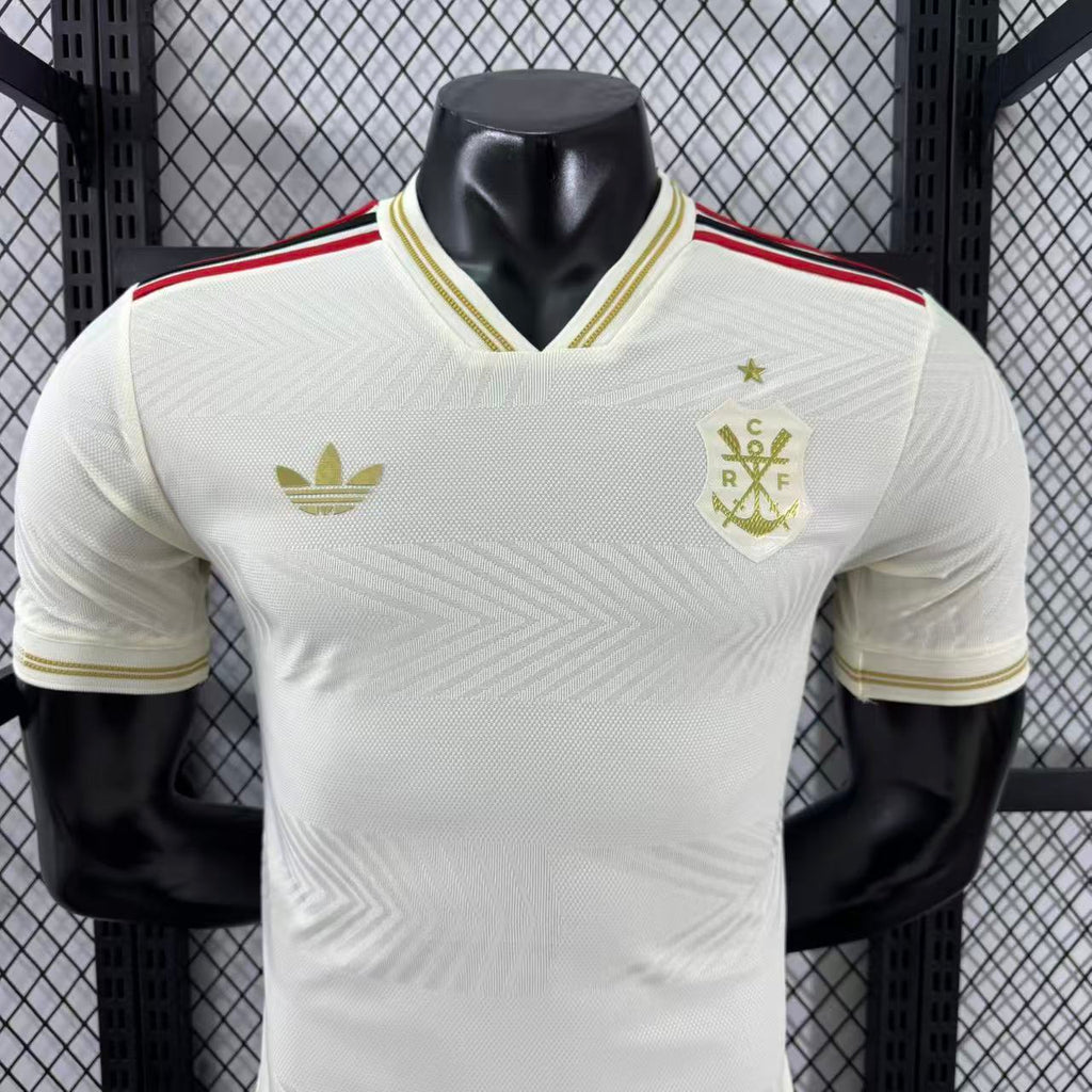 Camisa Flamengo III 25/26 Jogador Adidas Masculina - Off White