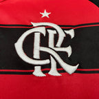 Kit Flamengo Infantil I 25/26 s/n Torcedor Adidas - Preto+Branco