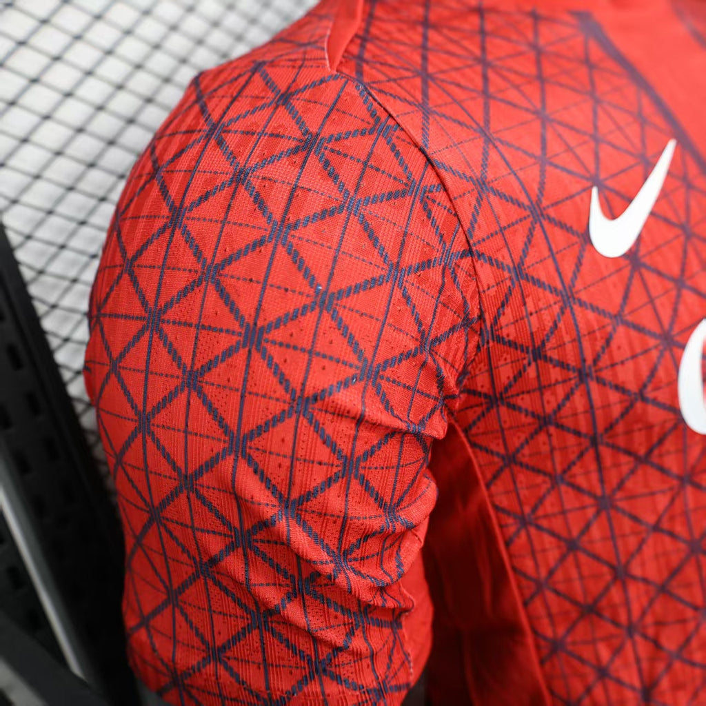 Camisa Nike Paris Saint-Germain 2025/26 Jogador Masculina - Vermelha