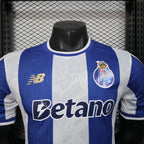 Camisa FC Porto l 2025/26 S/n Jogador Masculina - Azul+ Branco
