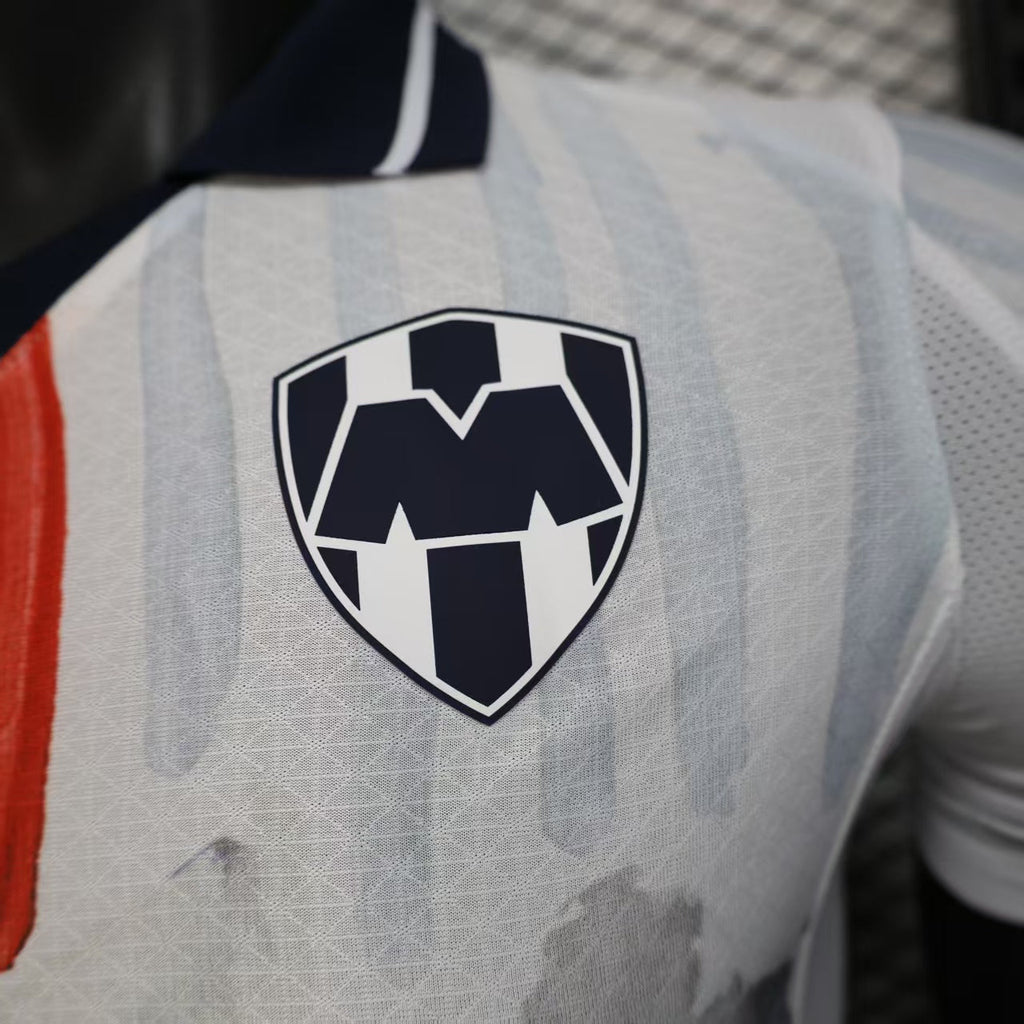 Camisa C.F Monterrey 2025/26 s/n Jogador  Masculina - Branca