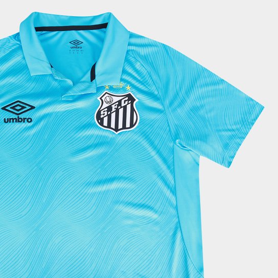 Camisa Santos 25/26 s/n Torcedor Edição Especial Umbro Masculino - Azul+Preto