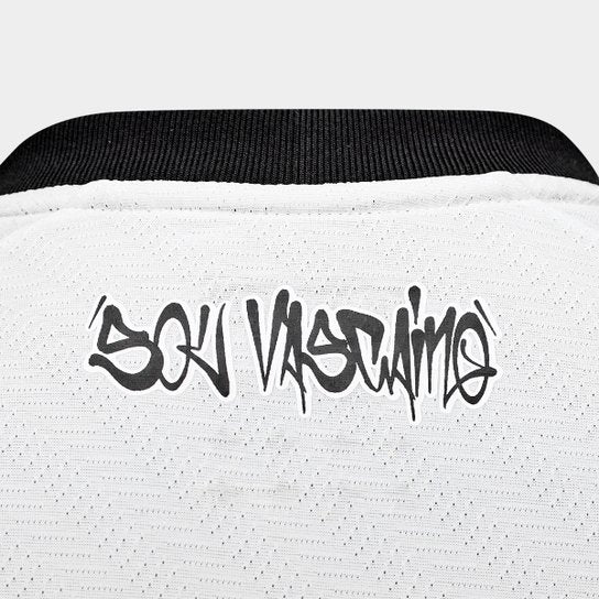 Camisa Vasco II 25/26 s/n Torcedor Kappa Masculino - Branco+Preto