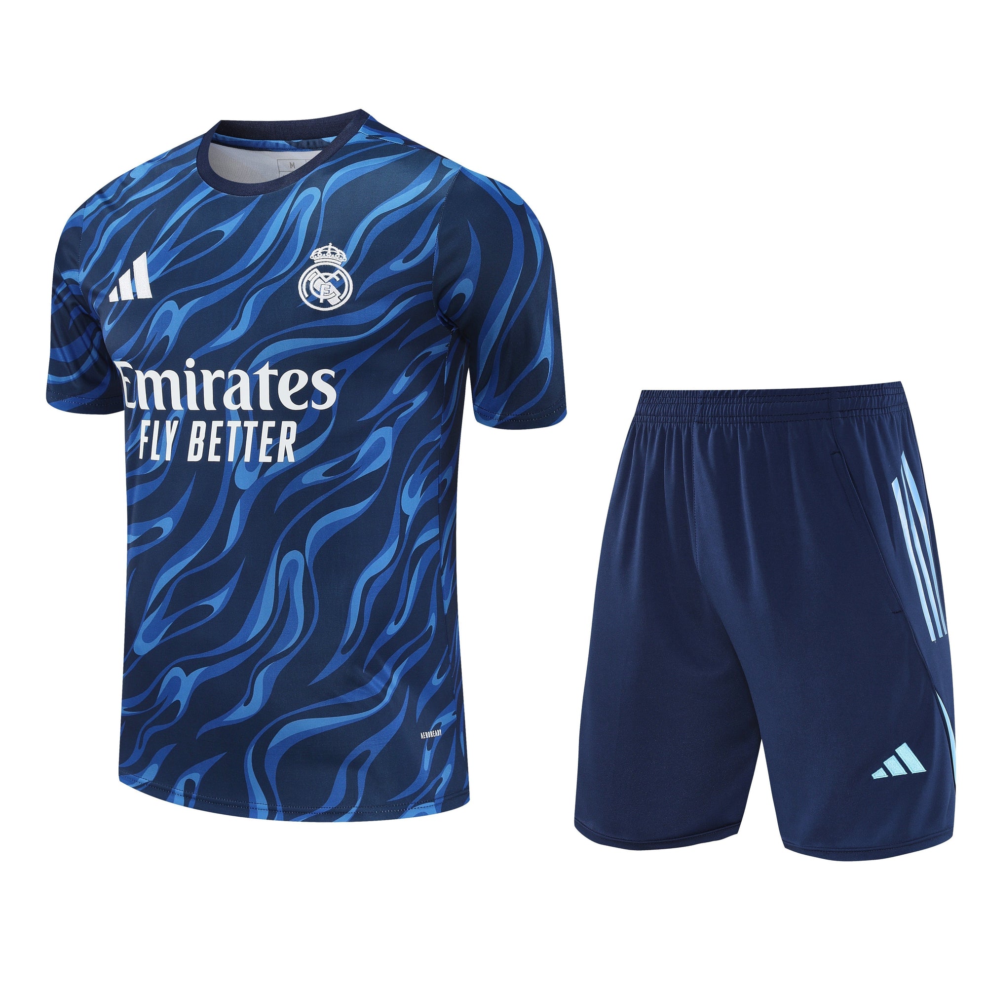 Kit Treino Real Madrid 25/26 Masculino - Adidas Azul Royal