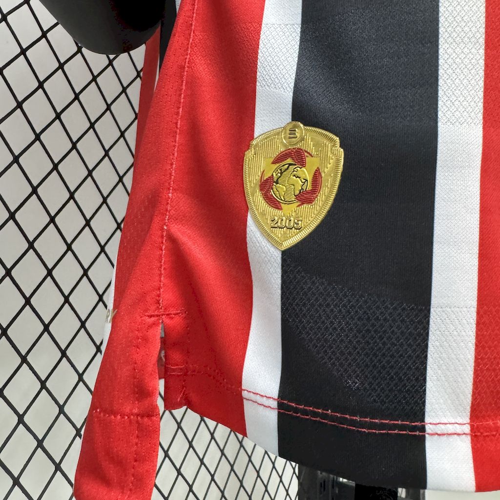 Camisa São Paulo ll 25/26 S/N Jogador New Balance Masculina - Vermelho+ Branco