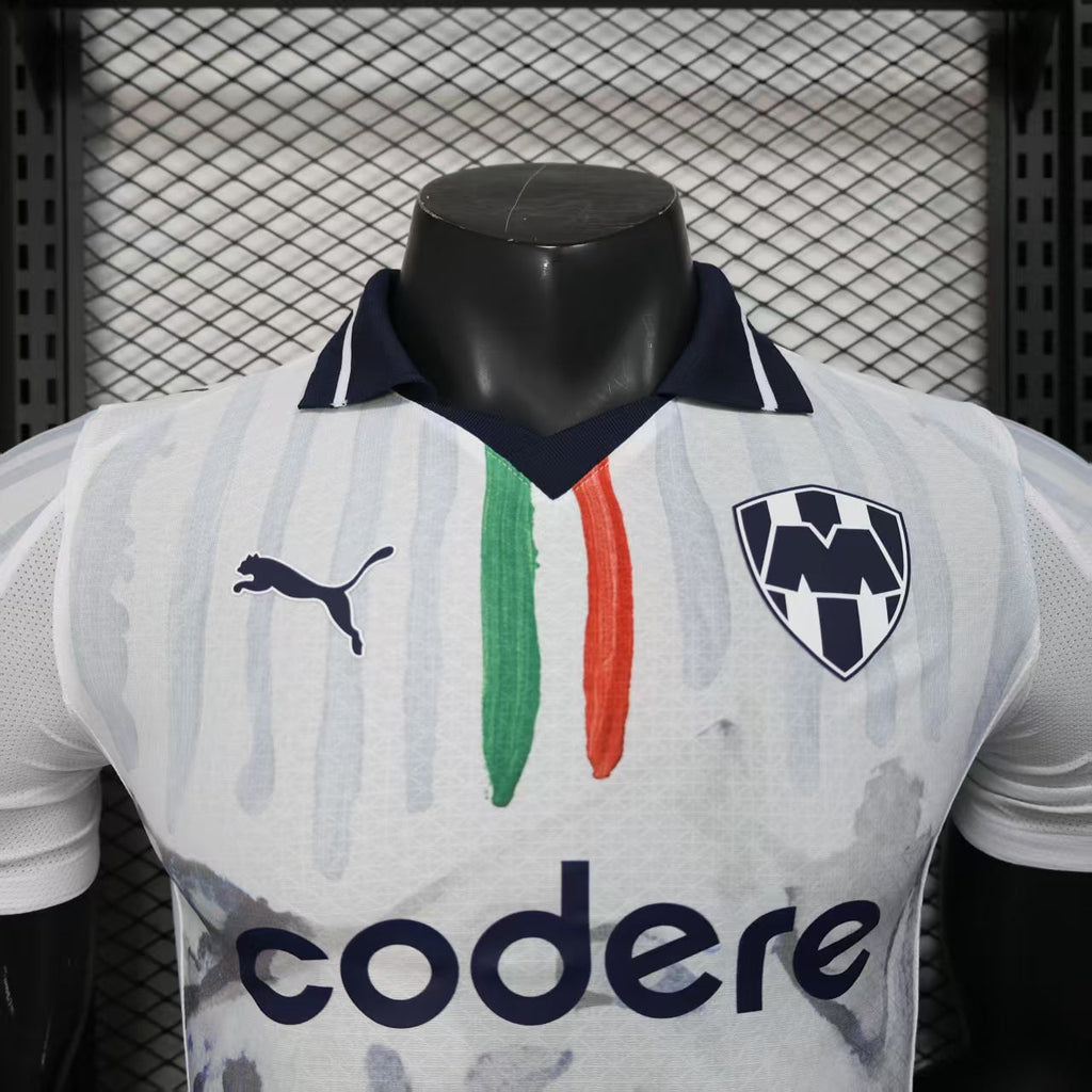 Camisa C.F Monterrey 2025/26 s/n Jogador  Masculina - Branca