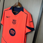 Camisa  Barcelona III 25/26 Nike Masculina - Laranja/Marinho