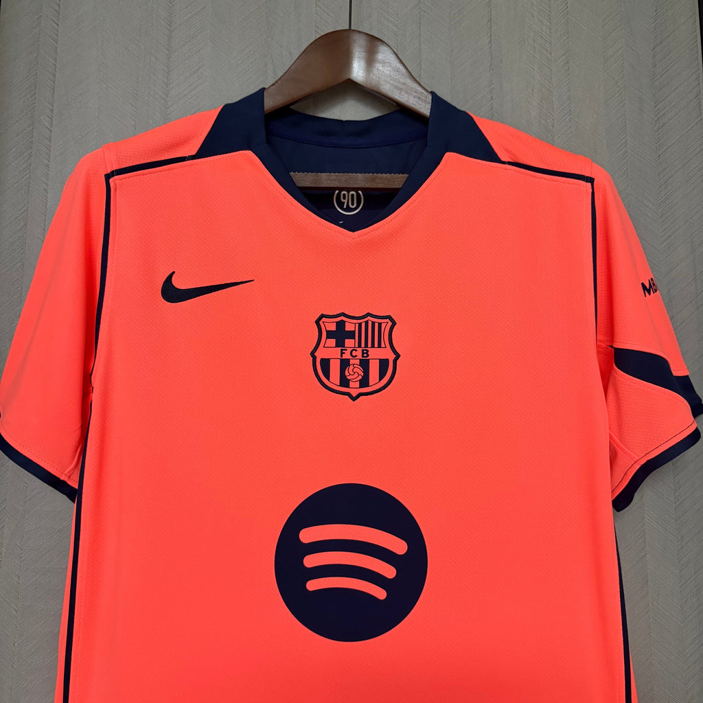 Camisa  Barcelona III 25/26 Nike Masculina - Laranja/Marinho