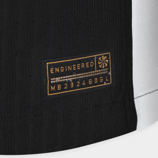 Camisa Corinthians ll 25/26 S/N Jogador Nike Masculina - Preto+Branco