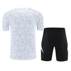 Kit Treino Real Madrid 25/26 Masculino - Adidas Branco com Preto