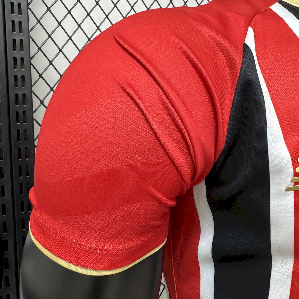 Camisa São Paulo ll 25/26 S/N Jogador New Balance Masculina - Vermelho+ Branco