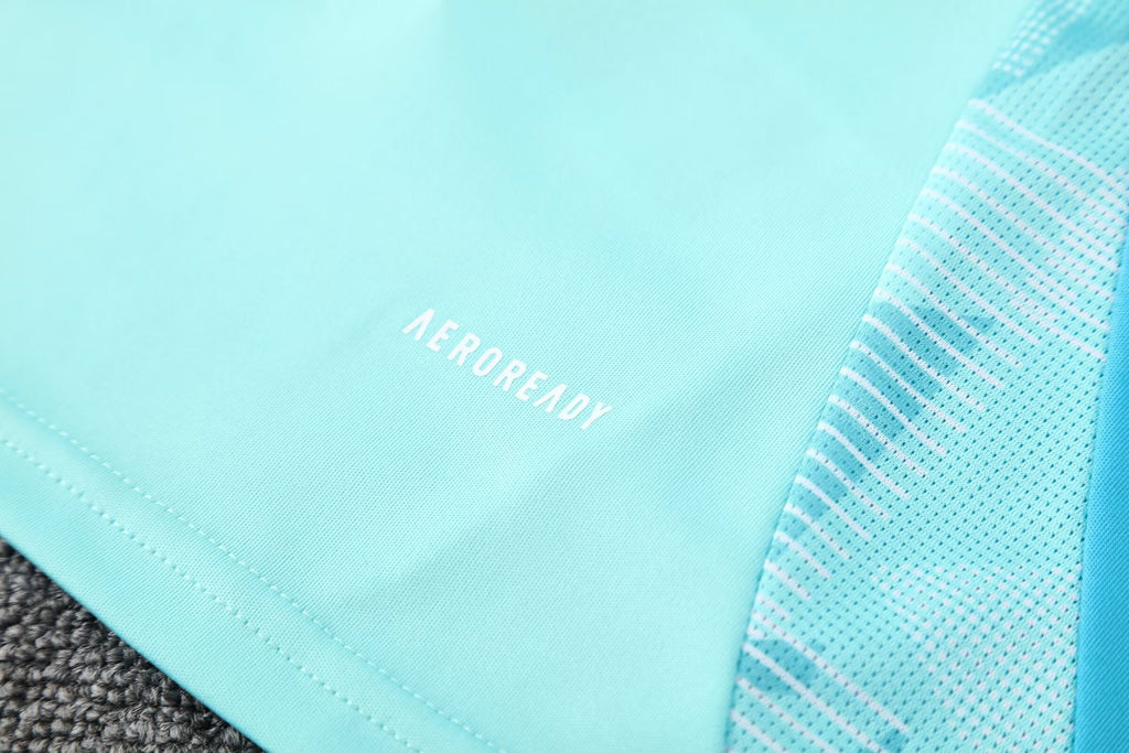 Kit Treino Flamengo 25/26 Adidas Torcedor s/n - Masculino - Azul Claro