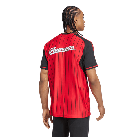 Camisa Flamengo US Adidas 2025/26 - Masculina - Vermelha e Preto