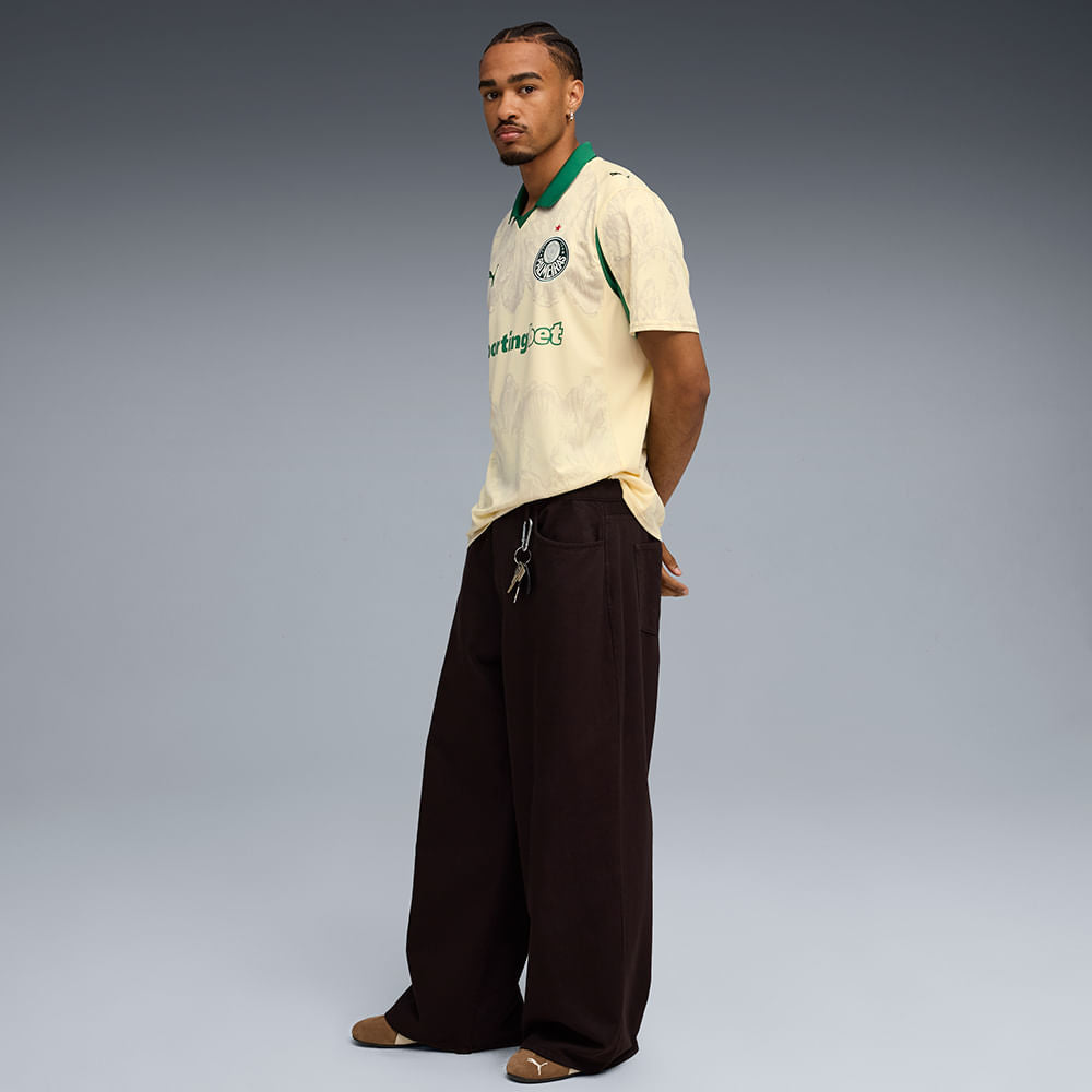 Camisa Palmeiras KidSuper Jogador Puma Masculina - Off White