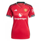 Camisa Home Manchester United 25/26 Adidas Feminina - Vermelho