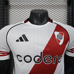 Camisa River Plate 2025/26 Adidas - Versão Jogador Masculina - Branca+Vermelho