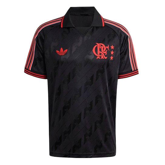 Camisa Flamengo Lifestyler 25/26 Adidas Masculina - Preto