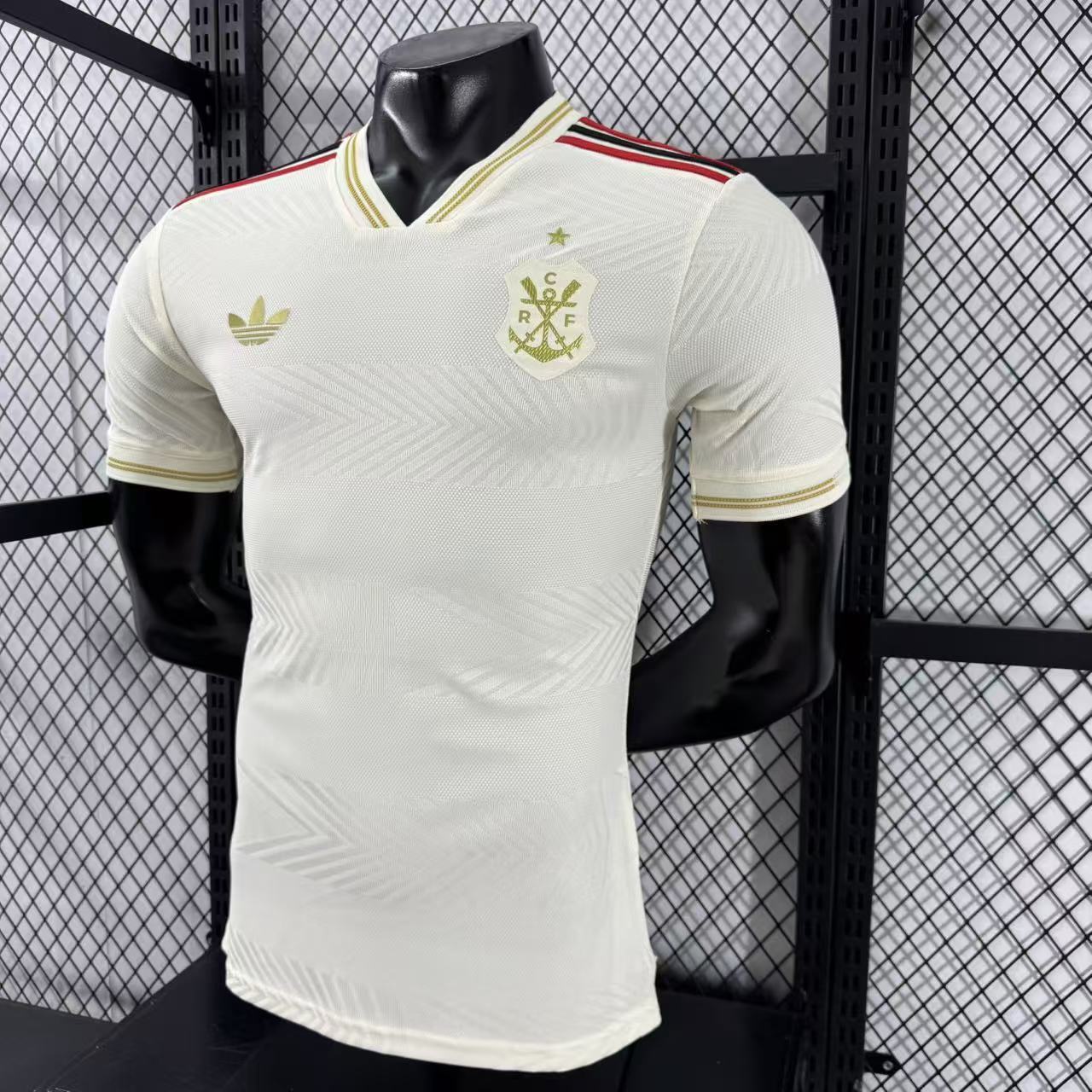 Camisa Flamengo III 25/26 Jogador Adidas Masculina - Off White