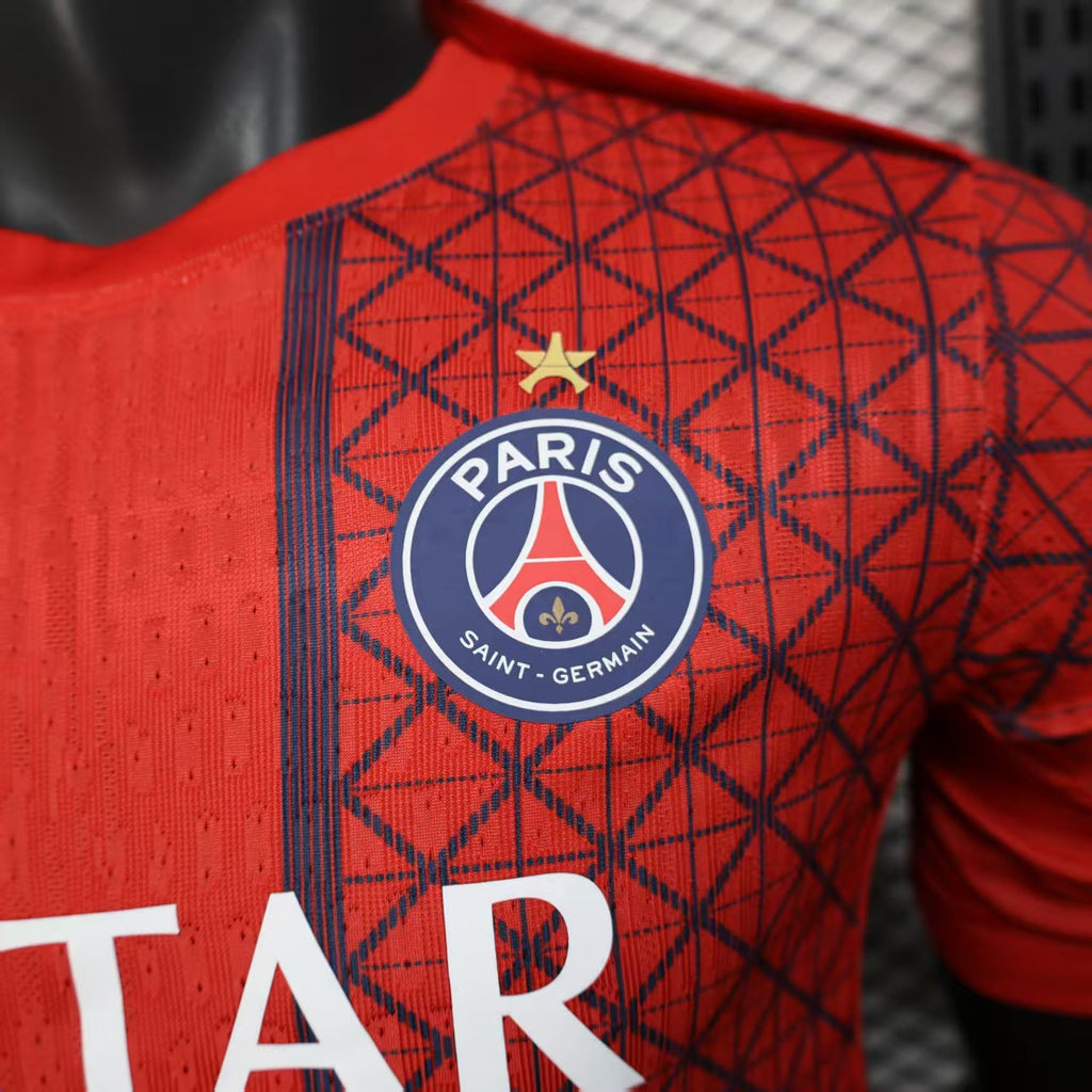 Camisa Nike Paris Saint-Germain 2025/26 Jogador Masculina - Vermelha