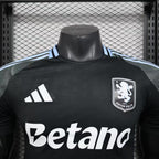 Camisa Aston Villa 2025/26 s/n Jogador Masculina - Preta