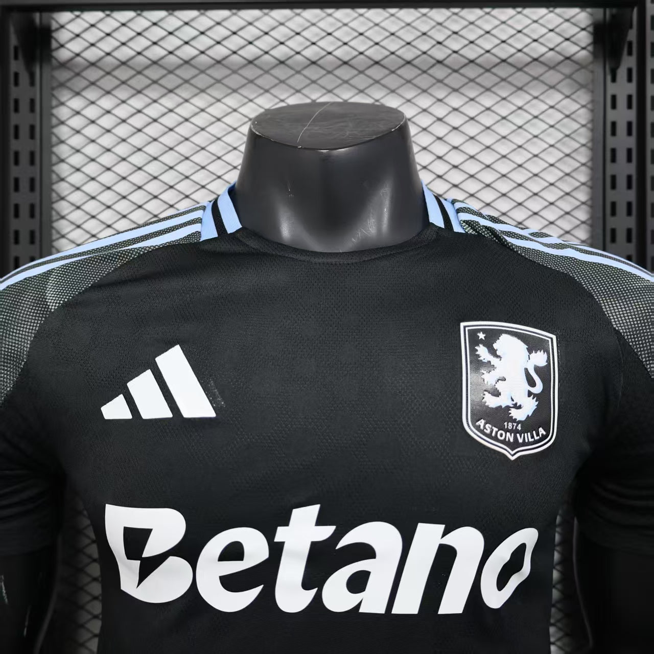 Camisa Aston Villa 2025/26 s/n Jogador Masculina - Preta