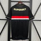Camisa São Paulo III 25/26 s/n° Torcedor Comemorativa New Balance Masculino - Preto+Vermelho