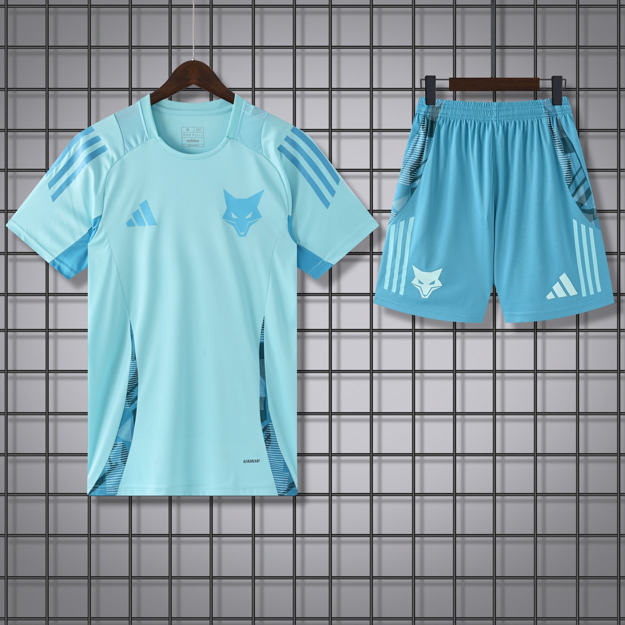 Kit Treino Cruzeiro 25/26 Adidas Torcedor s/n - Masculino - Azul Claro