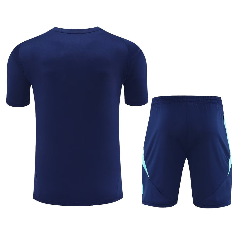 Kit treino Flamengo 25/26 Adidas s/n - Torcedor - Masculino - Azul Marinho