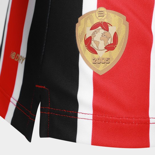 Camisa São Paulo II 25/26 s/n Torcedor New Balance Feminina - Vermelho+Branco