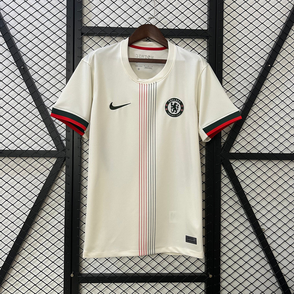 Camisa Chelsea Away 2025/26 Nike Torcedor Masculina - Branca