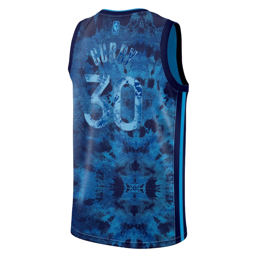 Regata NBA Golden State Warriors Stephen Curry Nike Royal Select Séries Swingmam 2022/23 - Masculina